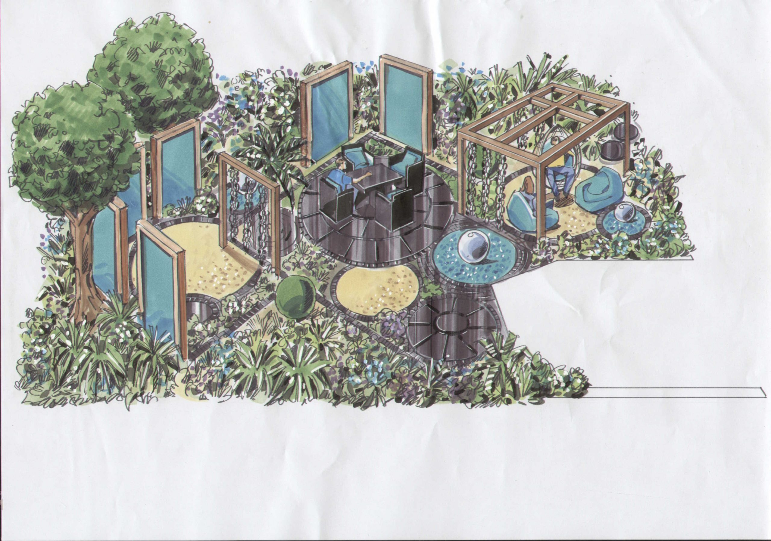 Essex Garden Design Perspective Visual