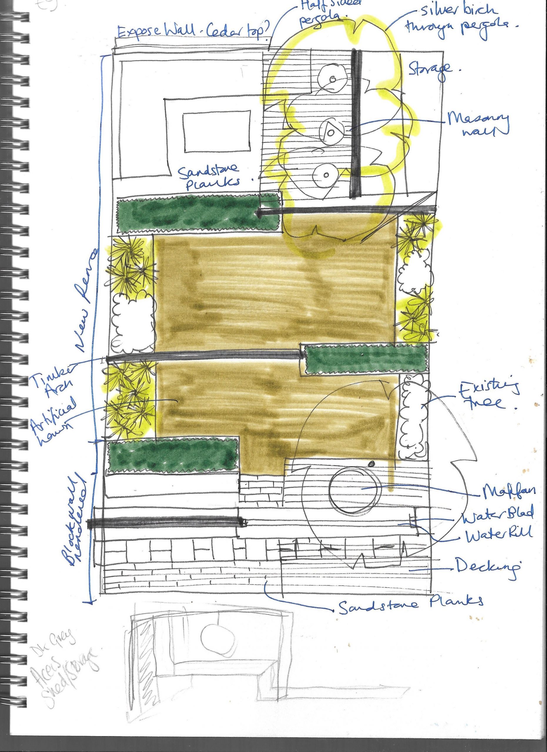 ED227 design concept scan family garden design