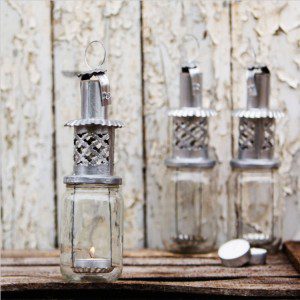 Tin-top Moroccan garden lanterns