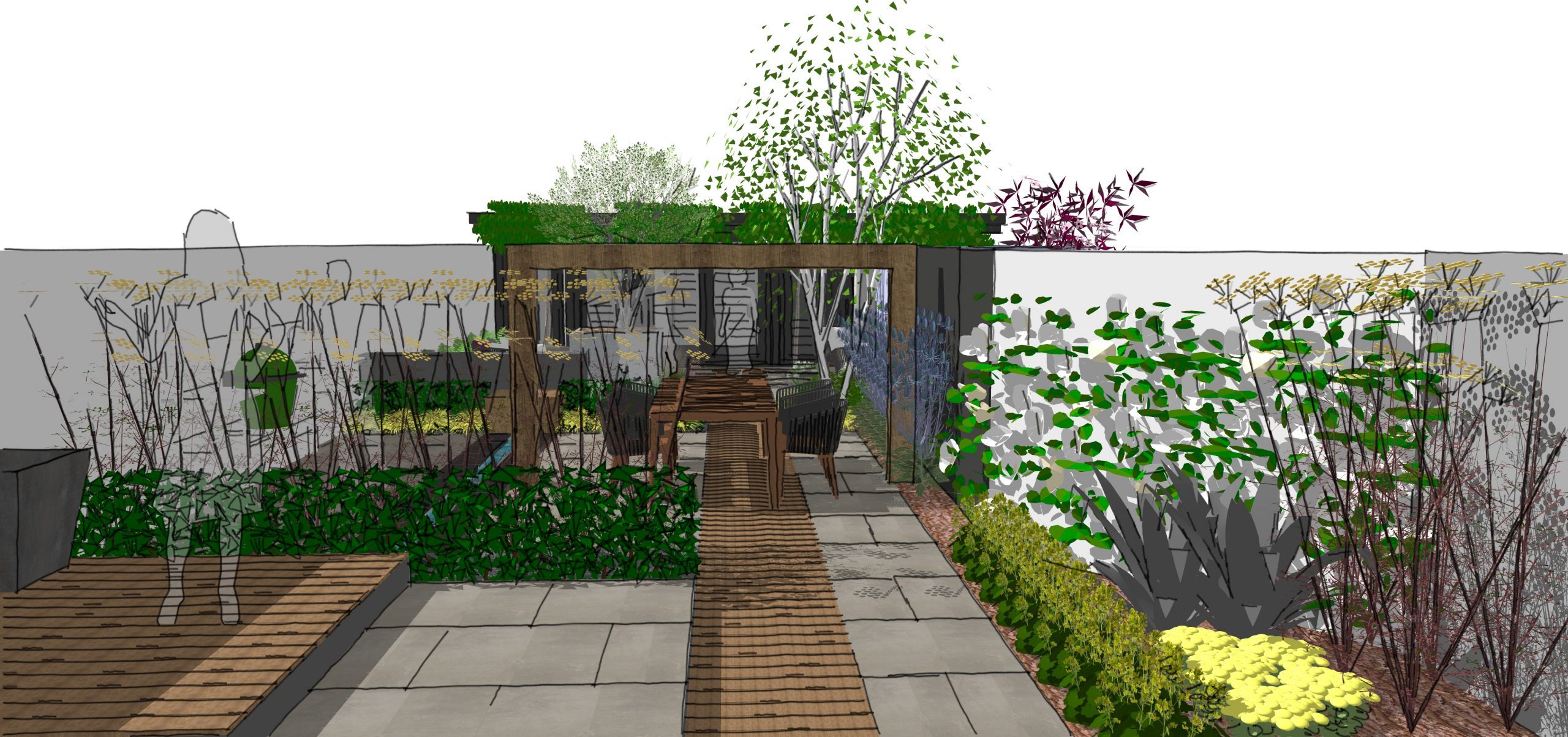 rochford garden modern design