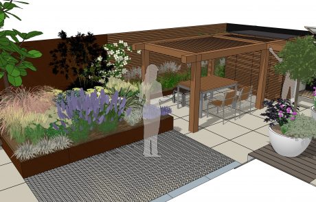 ED431 garden pergola