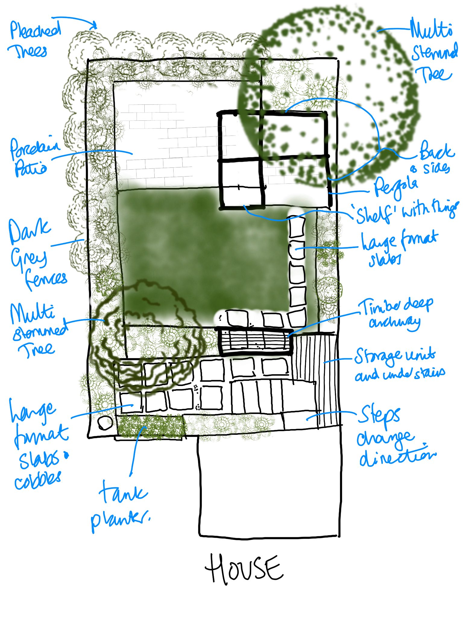 ED366 garden drawing