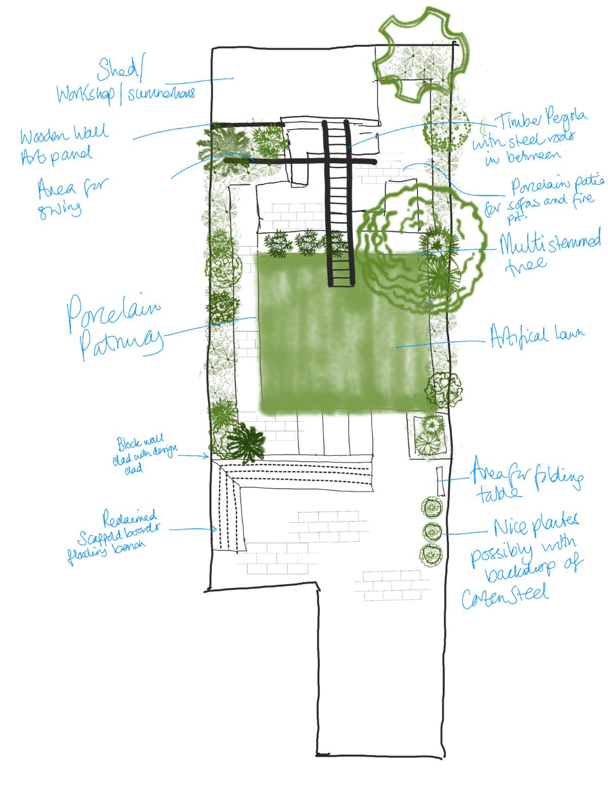 ED371 garden sketch
