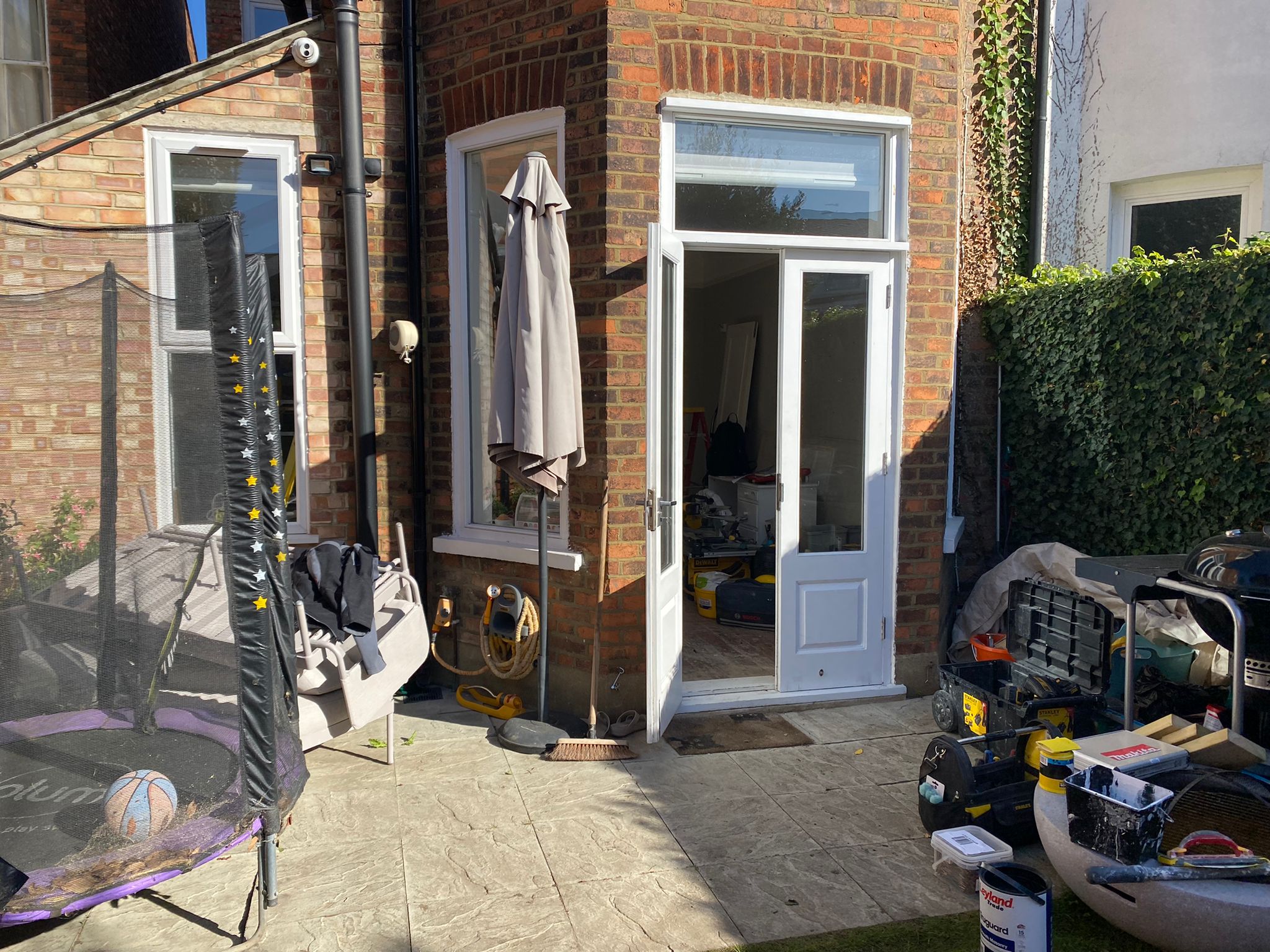 before garden design transformation